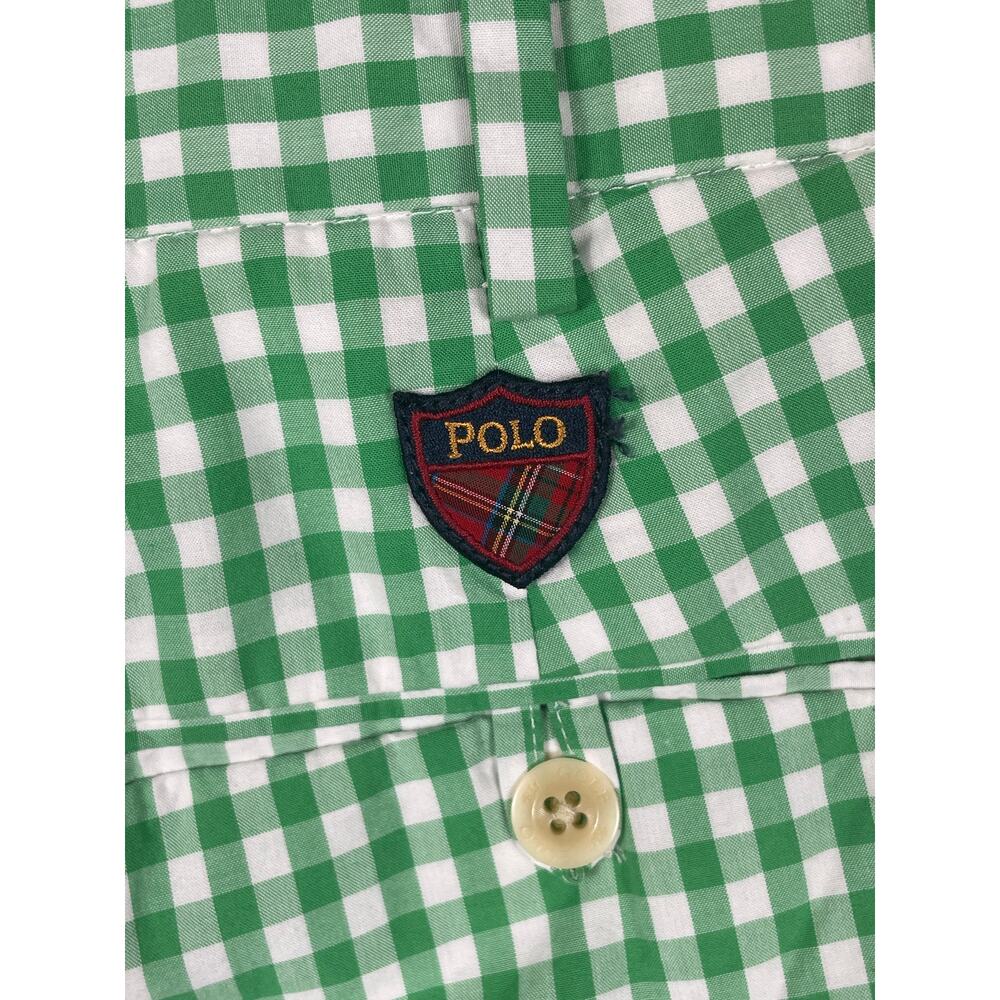 Polo Golf Ralph Lauren Green Gingham Shorts Mens Size 36 - Picture 11 of 11